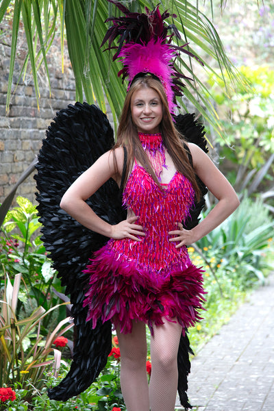 Carnival Feather Wings Dance Costume Props for Rent | Fancy Dress Zoe London Costumes Hire