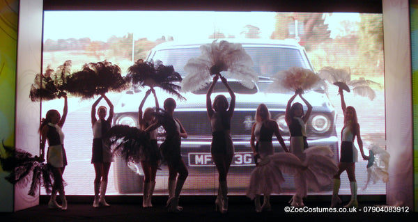 Black and White Feathers For Hire | Zoe London Dance Costumes Hire