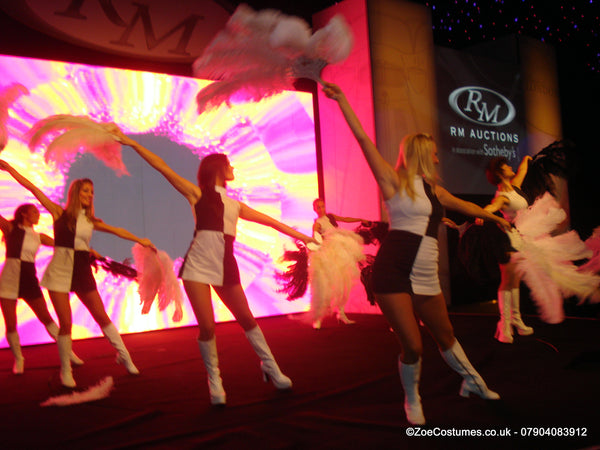 Black and White Feathers For Hire | Zoe London Dance Costumes Hire