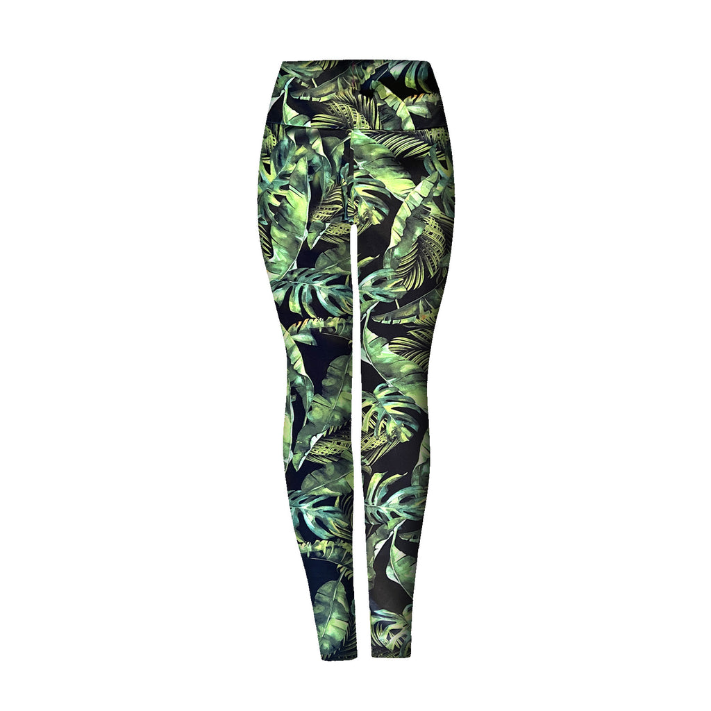 Cheese Plant Leggings In Green And Black For Sale | Leggings And Bra