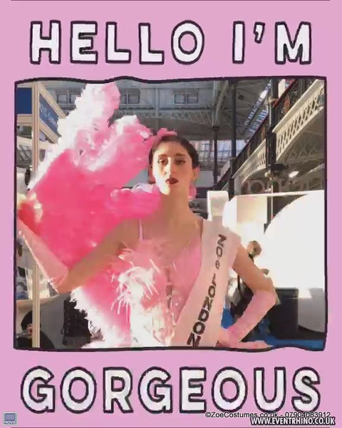 Pink Feather Fans for Hire | Zoe London Dance Costumes rent