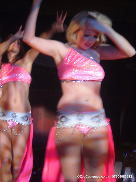 Pink Bollywood dance outfits for hire | Zoe London Dance outfits for Hire