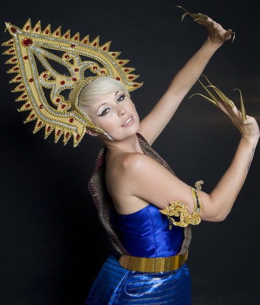 Thai Headdress and headwear for Hire | Zoe London Dance Headgear Costumes for Hire