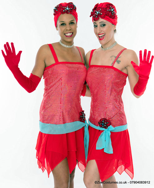 1920s evening dress hire UK Gatsby Dancers and costumes for hire