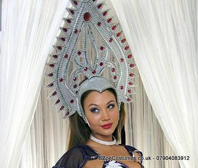 Thai Headdress and headwear for Hire | Zoe London Dance Headgear Costumes for rent