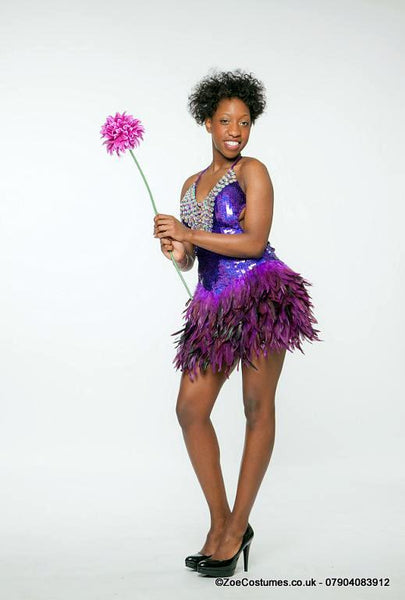 Purple Carnival Samba Costume / Zoe London Costumes