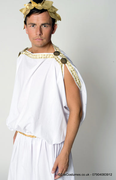 White Greek Toga for Hire | Zoe London Dance Costumes Hire
