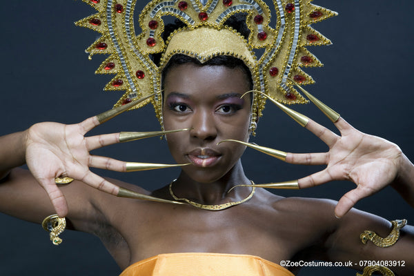 Thai Dress and headdress for hire | Zoe London Dance Costumes for Hire