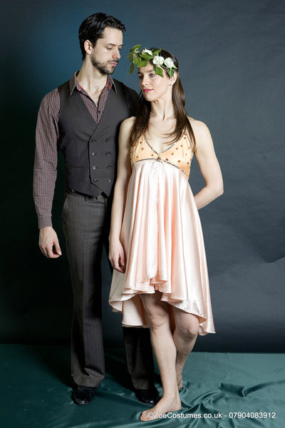 White Lyrical dress for Hire | Zoe London Dance Costumes for rent