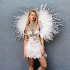 Feather Showgirl Costume for Hire | Zoe London Dance Outfit for Hire