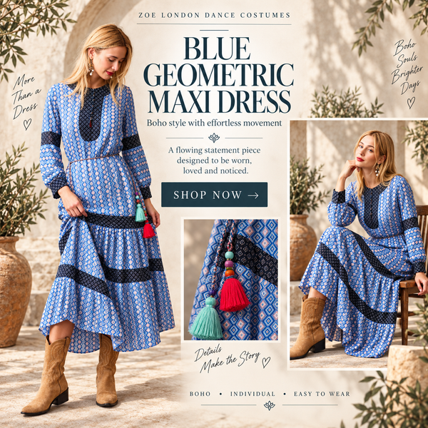 Blue-geometric_-bohemian-maxi_dress_with_navy_trim_and_tassel_waist_tie_-_Zoe