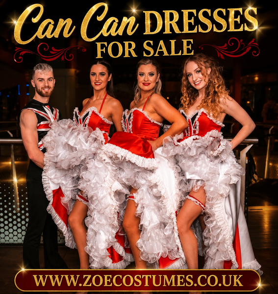 Good quality can can dresses for sale 