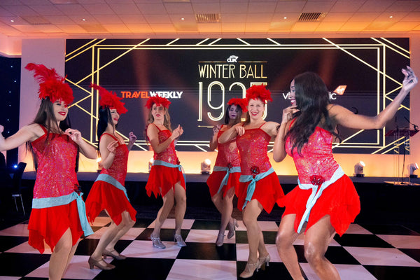 Red 1920s dresses for hire .Costume hire 1920s 