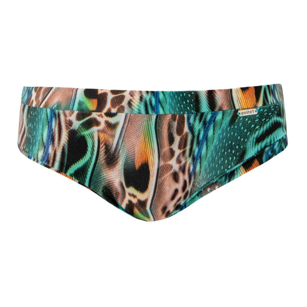 Green Animal Print Yoga And Swim Shorts For Sale / Pole Shorts