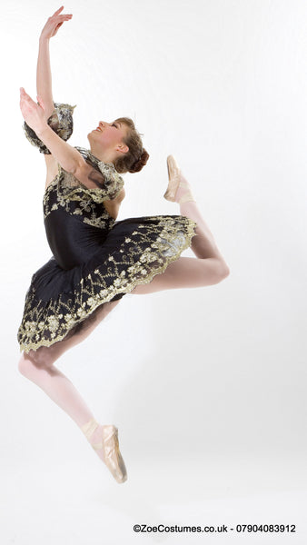 Black Ballet Tutu Dance Costume Hire | Zoe London Dance Outfits Rent