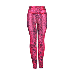Hot Pink Snakeskin Leggings For Sale / Animal Print leggings and bra