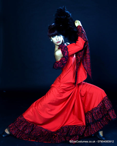 Flamenco Dress for Hire | Zoe London Dance Costumes for hire