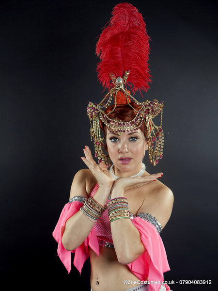 London Showgirl Headdress for Hire | Zoe Dance Costumes for Rent UK