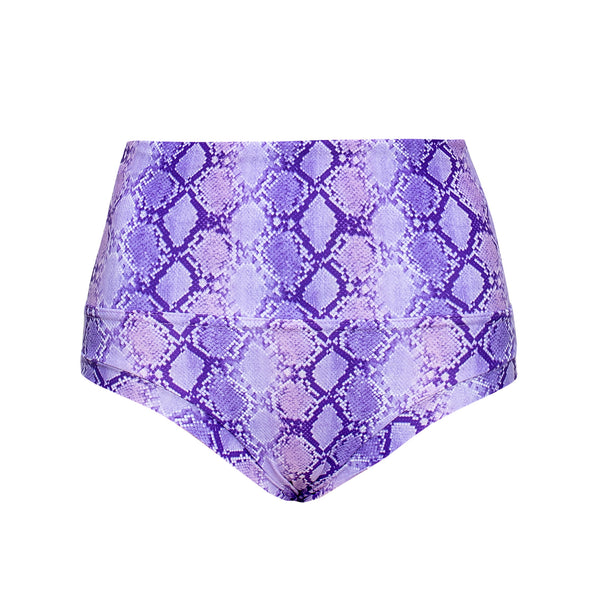 Purple Snakeskin Pole Shorts For Sale | Animal print