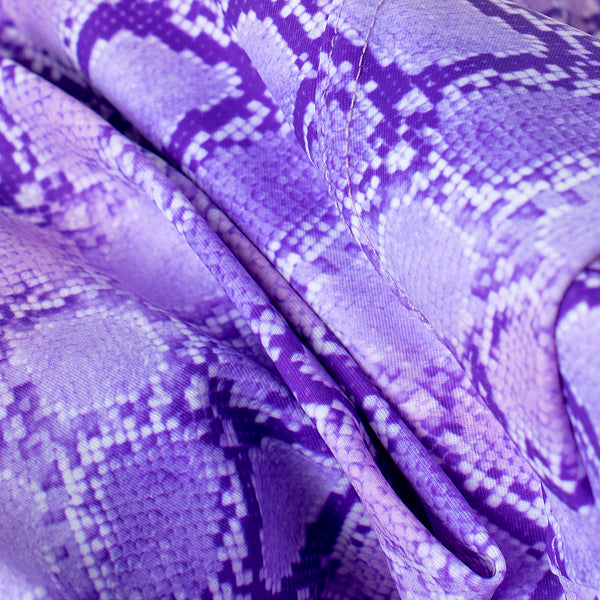 Purple Snakeskin Pole Shorts For Sale | Animal print