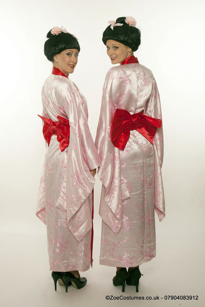 Pink Geisha Kimono Hire | Zoe London Dancer outfits for Hire