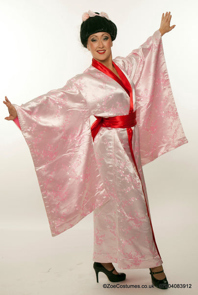 Pink Japanese Kimono Hire | Zoe London Dance Costumes for rent uk