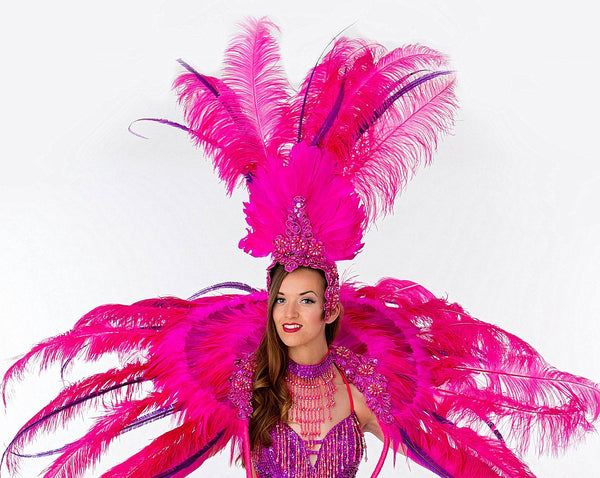 Pink Headdresses for Hire | Zoe London Dance Costumes for Hire
