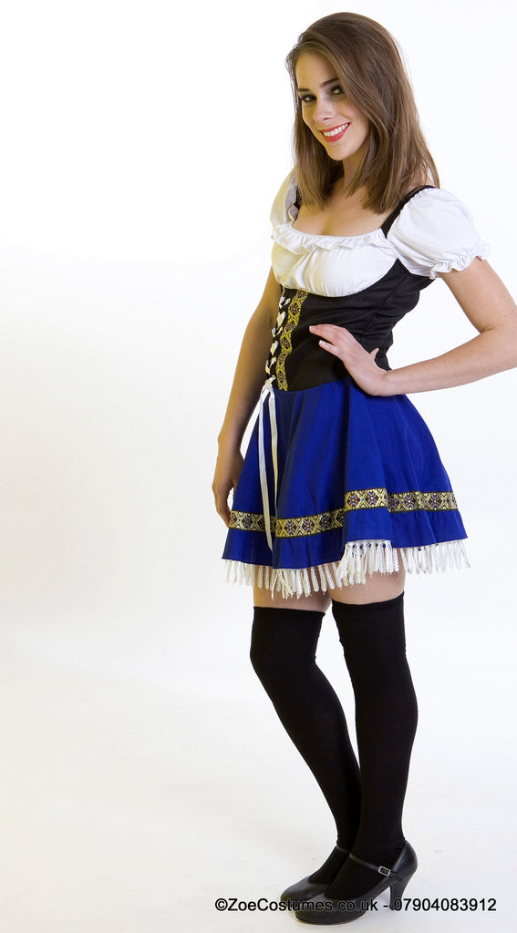 German Oktoberfest costume hire Zoe London Dirndl Fancy Dress Costum
