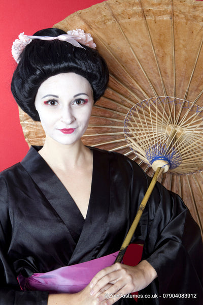 Geisha Black Kimono dress for Hire | Zoe London Costumes Hire