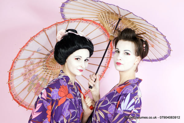 Geisha Kimono in purple pink for Rent | Zoe London Dance Outfits