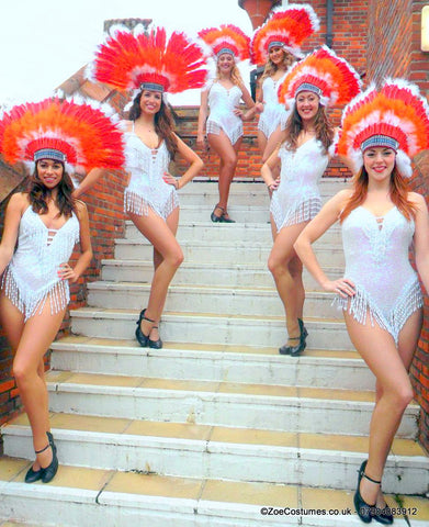 Native Indian Showgirl Headdresses for Hire | Zoe London Dance Headgear Costumes for Hire
