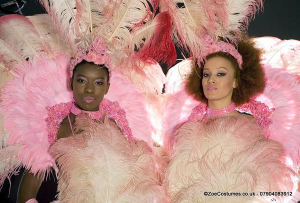 Pink Headdress and headwear for Hire | Zoe London Dance Headgear Costumes for Hire