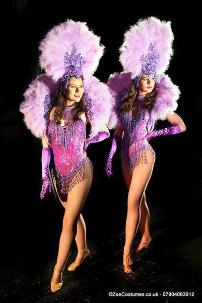 Purple Showgirl Costume for Hire | Zoe London Costumes rent