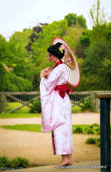 Pink Geisha Kimono hire | Zoe London Dance Costumes for rent