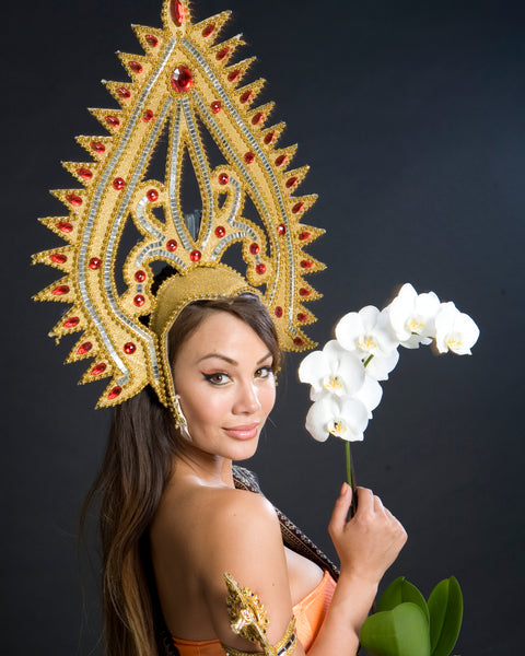 Thai Headdress and headwear for Hire | Zoe London Dance Headgear Costumes for Hire