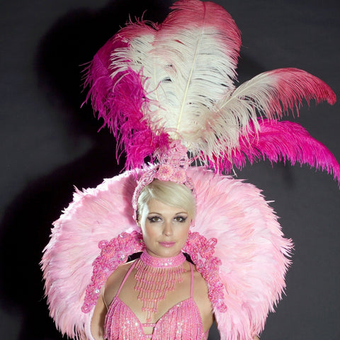 Pink Headdress for Hire | Zoe London Dance Headgear Costumes for Hire