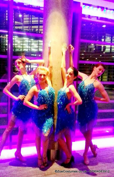 Turquoise Dance Dress for Hire | Zoe London Dance Costume Hire