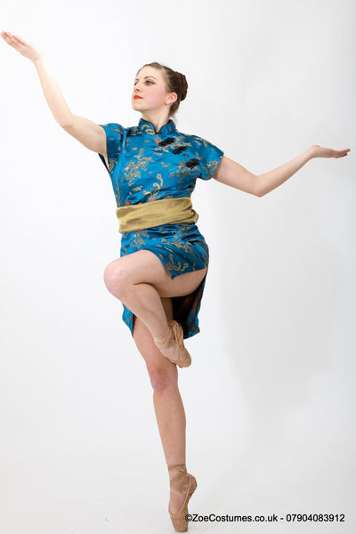 Chinese Silk dress Costumes for Hire | Zoe London Dance Costumes for Rent in UK